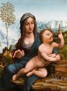 La Vierge au fuseau (Léonard de Vinci) - Muzeo.com