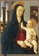 La Vierge et l'Enfant (Domenico Ghirlandaio) - Muzeo.com