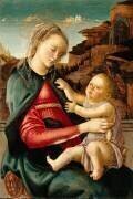 La Vierge et l'Enfant dite Madone des Guidi da Faenza (Sandro Botticelli) - Muzeo.com