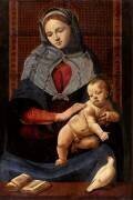 La Vierge et l'Enfant à la colombe (Piero di Cosimo) - Muzeo.com