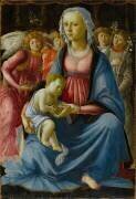 La Vierge et l'Enfant entourés de cinq anges (Sandro Botticelli) - Muzeo.com