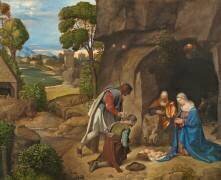 L'adoration des bergers (Giorgione) - Muzeo.com