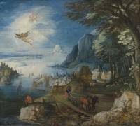 Paysage avec la chute d'Icare (Joos de Momper le Jeune) - Muzeo.com