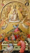 L'Assomption de la Vierge avec les bustes de l'archange Gabriel et de la Vierge de l'Annonciation (Paolo di Giovanni Fei) - Muzeo.com