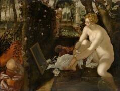 Le bain de Susanna (Le Tintoret) - Muzeo.com