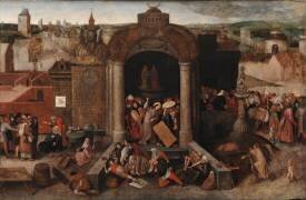 Le Christ chassant les marchands du temple (Jérôme Bosch) - Muzeo.com