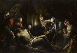 Le Christ descendu de la Croix (Jacopo Bassano) - Muzeo.com