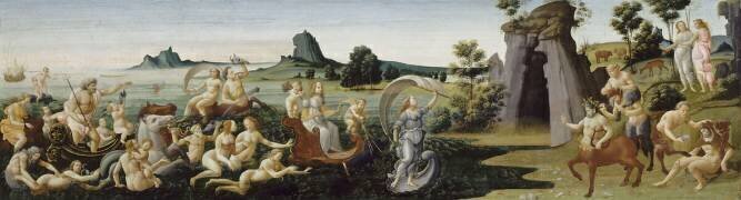 Le Cortège de Thetis (Bartolomeo di Giovanni) - Muzeo.com