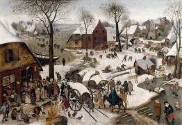 Le dénombrement de Bethléem (Pieter Brueghel le Jeune) - Muzeo.com