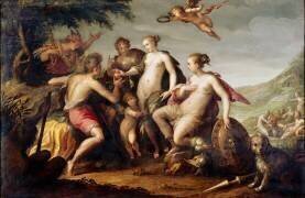 Le jugement de Pâris (Hans von Aachen) - Muzeo.com