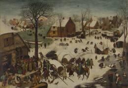 Le recensement à Bethléem (Pieter Brueghel l'Ancien) - Muzeo.com