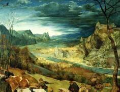 Le retour du troupeau (Pieter Brueghel l'Ancien) - Muzeo.com