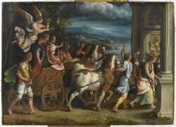 Le Triomphe de Titus et Vespasien (Giulio Romano) - Muzeo.com