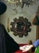 Les Epoux Arnolfini, Détail du Miroir (Jan van Eyck) - Muzeo.com