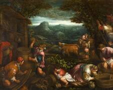 Les Vendanges (Gerolamo Bassano) - Muzeo.com