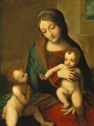 Madone et enfant avec l'enfant Saint Jean (Le Corrège) - Muzeo.com