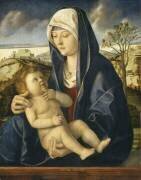 Madone et enfant dans un paysage (Giovanni Bellini) - Muzeo.com