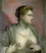 Portrait d'une femme (Le Tintoret) - Muzeo.com