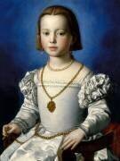 Portrait of Bia de Medici (1537-1542) (Bronzino) - Muzeo.com
