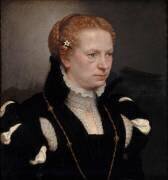 Portrait de femme (Giovanni Battista Moroni) - Muzeo.com