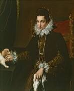 Portrait de Ginevra Aldrovandi Hercolani en tant que veuve (Lavinia Fontana) - Muzeo.com
