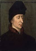 Portrait de Jean sans Peur, duc de Bourgogne (1371-1419) (anonyme) - Muzeo.com