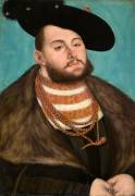 Portrait de Jean-Frédéric le Magnanime, électeur de Saxe (Lucas Cranach l'Ancien) - Muzeo.com
