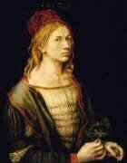 Portrait de l'artiste au chardon (Albrecht Dürer) - Muzeo.com