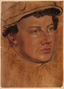 Portrait d'homme coiffé d'un bonnet (Lucas Cranach le Jeune) - Muzeo.com