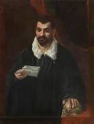 Portrait d'homme dit Portrait du Docteur Boissy (Agostino Carracci) - Muzeo.com