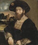 Portrait d'un homme portant un béret noir (Dosso Dossi) - Muzeo.com