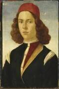 Portrait d'un jeune homme (Domenico Ghirlandaio) - Muzeo.com