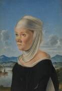 Portrait d'une femme (Jacometto Veneziano) - Muzeo.com