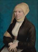 Portrait d'une femme du sud de l'Allemagne (Hans Holbein le Jeune) - Muzeo.com