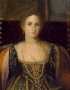 Portrait d'une femme en Cléopâtre (Ecole italienne) - Muzeo.com