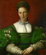 Portrait d'une Femme en Vert (Bronzino) - Muzeo.com