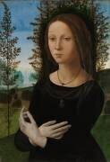 Portrait d'une jeune femme (Lorenzo di Credi) - Muzeo.com