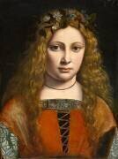 Portrait d'une jeune fille couronnée de fleurs (Giovanni Antonio Boltraffio) - Muzeo.com