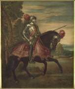 Portrait équestre de Charles Quint (1500-1558) à la bataille de Mülhlberg (Joseph Gabriel Tourny) - Muzeo.com
