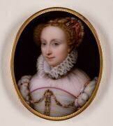 Portrait ovale de Jeanne d'Albret, mère d'Henri IV (Marie-Voctoire Jaquotot) - Muzeo.com