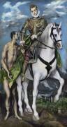 Saint Martin et le mendiant (Le Greco) - Muzeo.com