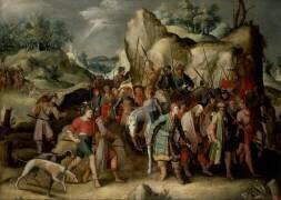 Saint Paul conduit à Damas après sa conversion (Pieter Brueghel le Jeune) - Muzeo.com