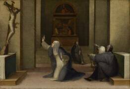 Sainte Catherine de Sienne recevant les stigmates (Domenico Beccafumi) - Muzeo.com