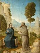 Tentation du Christ dans le désert (Juan de Flandes) - Muzeo.com