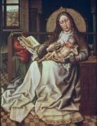 Vierge à l'écran d'osier (Robert Campin) - Muzeo.com
