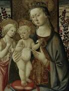 Vierge à l'Enfant avec l'enfant Saint Jean (Maître de San Miniato) - Muzeo.com