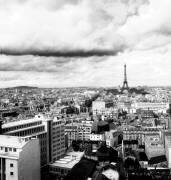 Aerial View of Paris and Eiffel Tower (Rue des Archives) - Muzeo.com