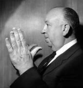 Alfred Hitchcock in Paris on March 14, 1958 (Rue des Archives) - Muzeo.com