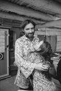 Dennis Hopper and wife Michelle Phillips at home in New Mexico (Orlando Suero) - Muzeo.com