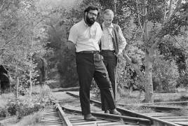 Francis Ford Coppola and Fred Astaire on set of 'Finian's Rainbow (Orlando Suero) - Muzeo.com